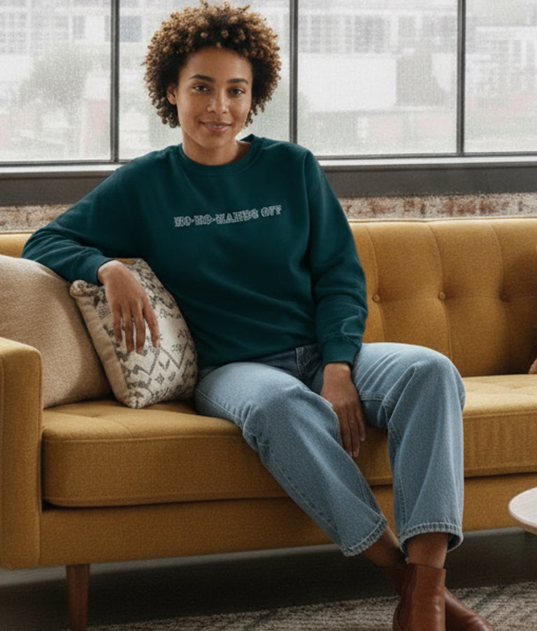 Ho-Ho-Hands Off - Deep Teal