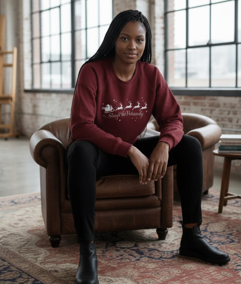 Sleigh the Patriarchy - Burgundy