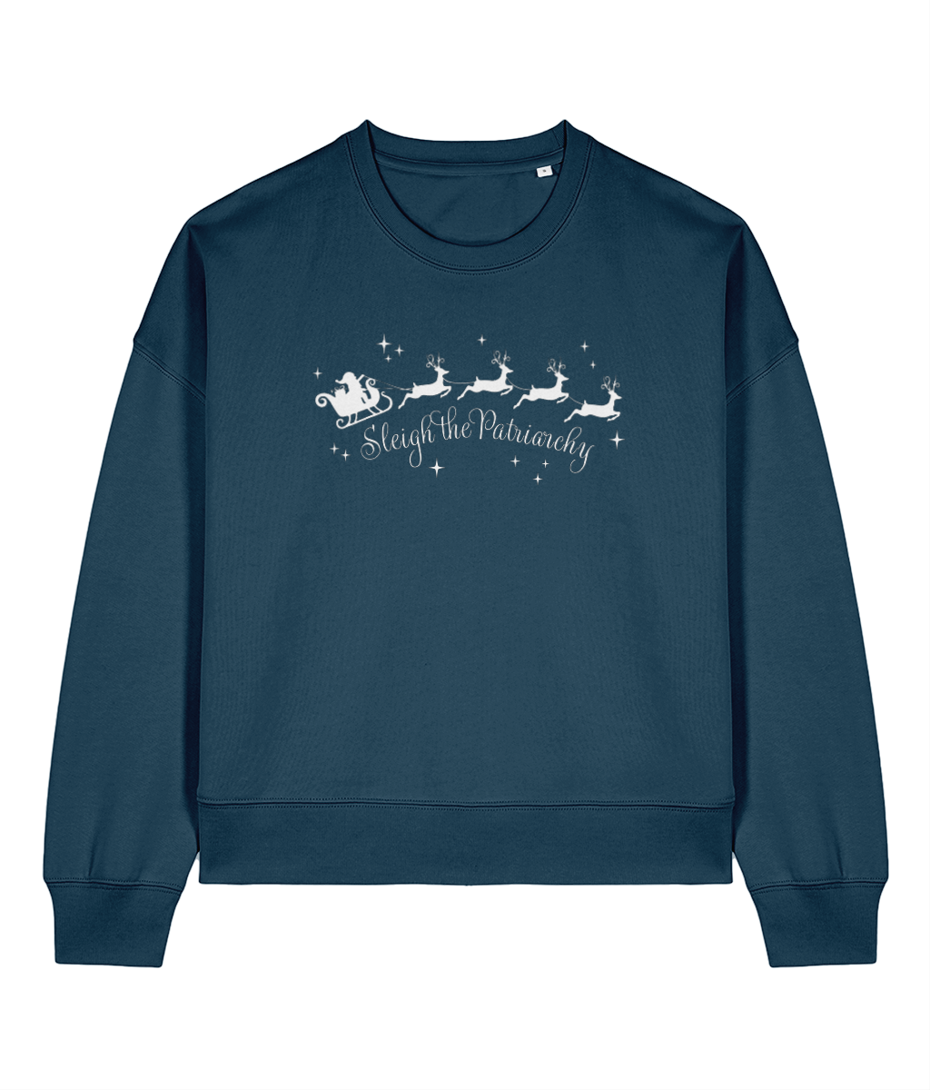 Sleigh the Patriarchy - Deep Teal